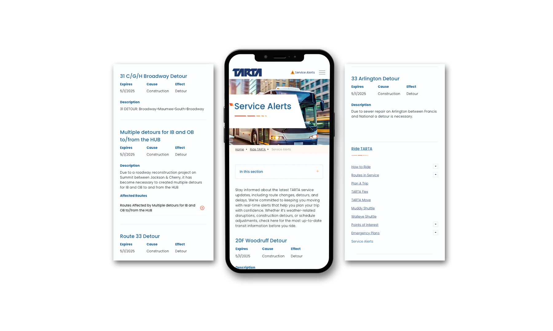 service alerts mockup copy